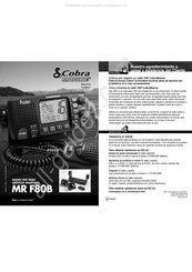 Cobra Marine MR F80B Manual Del Propietário