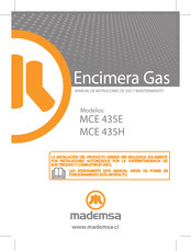 mademsa MCE 435H Manual De Instrucciones De Uso Y Mantenimiento