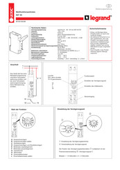 Legrand LEXIC 047 44 Modo De Empleo