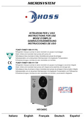 RHOSS THAEY 111 T/H Instrucciones De Uso