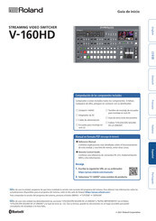 Roland V-160HD Guía De Inicio