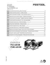 Festool CARVEX PSC 420 EB Manual De Instrucciones Original