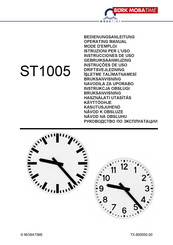 Mobatime ST1005 Instrucciones De Uso