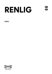 Ikea RENLIG FWM6 Manual Del Usuario