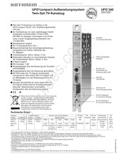 Kathrein UFO 340 Manual De Instrucciones