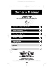 Tripp-Lite SmartPro SMART700 Manual Del Usuario