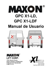 Maxon GPC X1-LDF Manual De Instalación