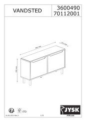 JYSK 3600490 Manual De Instrucciones