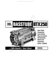 JBL BASSTUBE BTX250 Manual Del Propietário