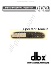 dbx DDP Manual De Operador