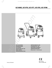 Nilfisk advance UZ 868E Instrucciones De Uso