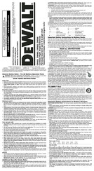 DeWalt DW960 Guia Del Usuario