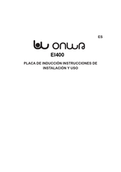 Onwa EI400 Instrucciones De Instalacion Y Uso