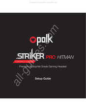 Polk Audio striker pro hitman CONTRACT EDITION Guia De Instalacion