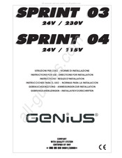 Genius SPRINT 03 Instrucciones Para El Uso