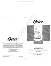 Oster 3291 Manual Del Usuario