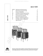 Jøtul I 600 Instrucciones Para Instalación