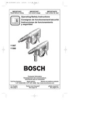 Bosch 11387 Instrucciones De Funcionamiento Y Seguridad