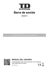 TD Systems SB40E11 Manual Del Usuario