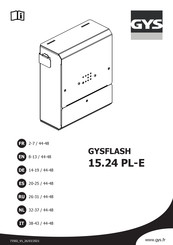 GYS GYSFLASH 15.24 PL-E Manual Del Usuario