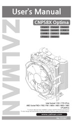 ZALMAN CNPS8X Optima Manual Del Usuario