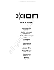 ION BLOCK PARTY Guia De Inicio Rapido