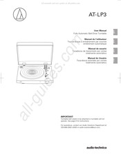 Audio-Technica AT-LP3 Manual De Usuario