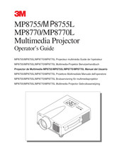 3M MP8770L Manual Del Usuario