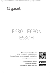 Gigaset E630A Manual De Instrucciones