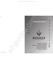 Renault PRELIMINARY Manual De Instalación