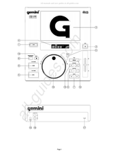 Gemini CDJ-1100 Manual De Instrucciones