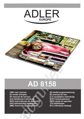 Adler europe AD 8158 Manual De Uso