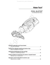 WaterTech POOL BUSTER Manual De Uso Y Cuidado