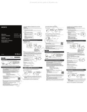 Sony MDR-10RBT Manual De Instrucciones