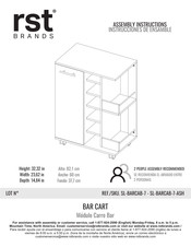 rst brands SL-BARCAB-7 Instrucciones De Ensamble