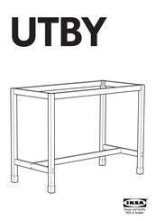 IKEA UTBY Instrucciones De Montaje