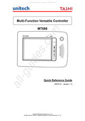 Unitech TASHI MT688 Guía De Referencia Rápida