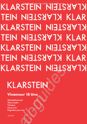 Klarstein Vinamour 18 Uno Manual Del Usuario