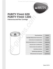 Brita PURITY Finest 1200 Manual Del Usuario