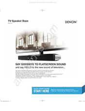 Denon DHT-T110 Guia De Inicio Rapido