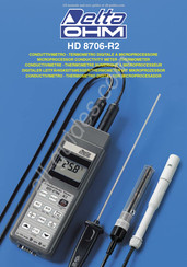 Delta Ohm HD 8706-R2 Manual De Instrucciones