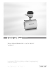 KROHNE OPTIFLUX 1000 Inicio Rápido