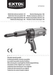 Extol Industrial 8794550 Traducción Del Manual De Uso Original