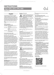 OJ Electronics UCG Manual De Instrucciones