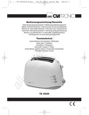 Clatronic TA 2629 Instrucciones De Servicio