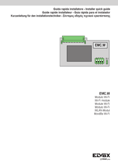 Vimar ELVOX EMC.W Guía Rápida Para El Instalador