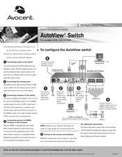 Avocent AutoView 2015 Guía De Instalación Rápida