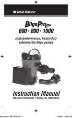 West Marine BilgePro Auto 1000 Manual Del Usuario