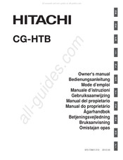 Hitachi CG-HTB Manual Del Propietário