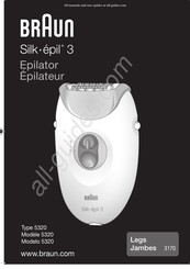 Braun Silk-épil 3 3170 Manual De Instrucciones